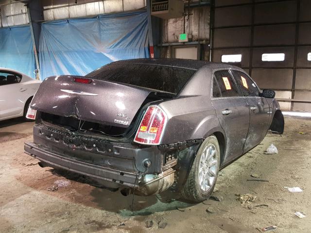 2C3CCAETXDH690312 - 2013 CHRYSLER 300C BLACK photo 4