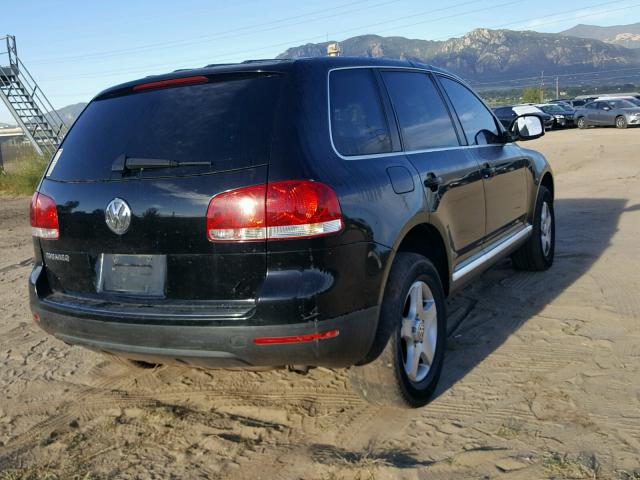 WVGZG77L45D027600 - 2005 VOLKSWAGEN TOUAREG 3. BLACK photo 4