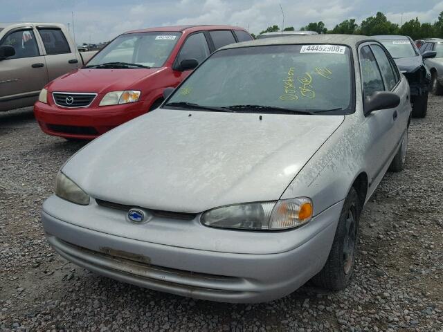 1Y1SK52852Z402190 - 2002 CHEVROLET GEO PRIZM SILVER photo 2