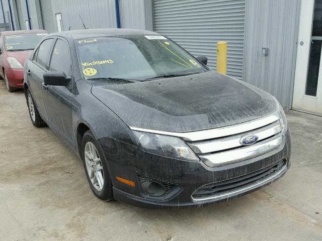 3FAHP0GA3CR231143 - 2012 FORD FUSION S BLACK photo 1