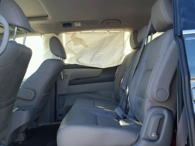 5FNRL5H62DB017667 - 2013 HONDA ODYSSEY EX GRAY photo 6
