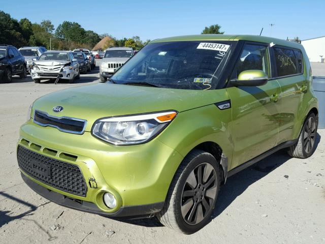 KNDJX3A58E7738333 - 2014 KIA SOUL ! GREEN photo 2