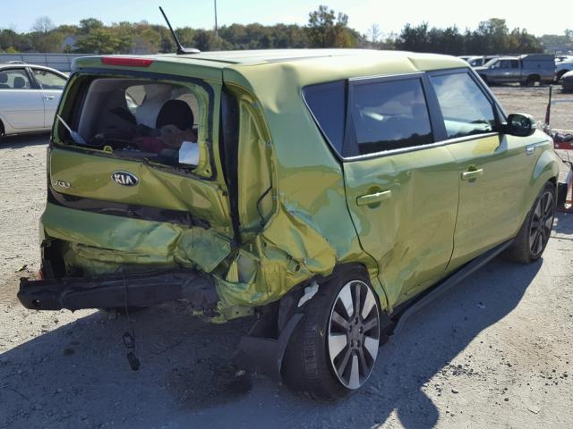 KNDJX3A58E7738333 - 2014 KIA SOUL ! GREEN photo 4