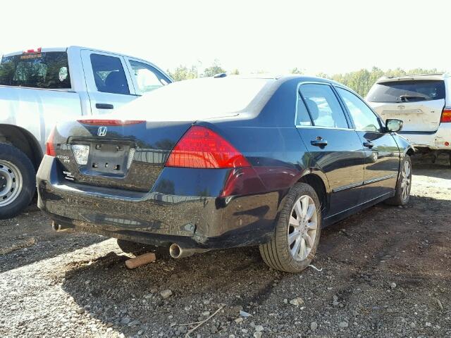 1HGCM66586A011307 - 2006 HONDA ACCORD EX BLACK photo 4