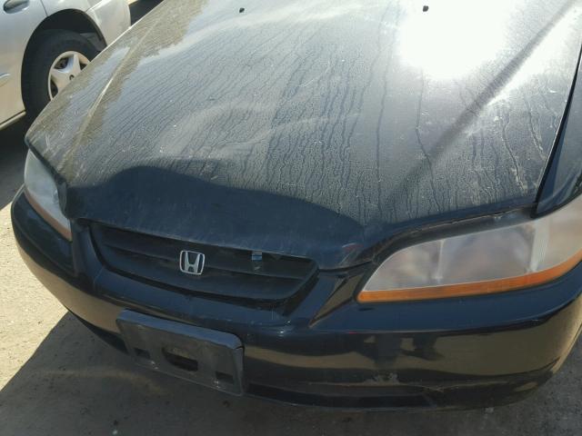 1HGCG3254YA003462 - 2000 HONDA ACCORD EX BLACK photo 9