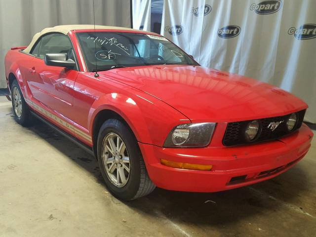 1ZVFT84N375348942 - 2007 FORD MUSTANG RED photo 1