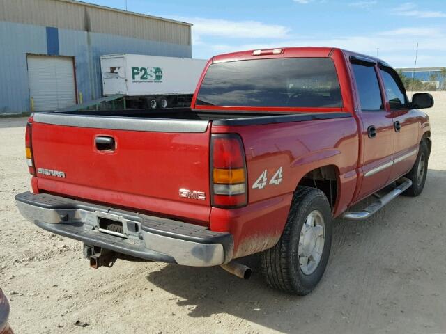 2GTEK13T561137282 - 2006 GMC NEW SIERRA RED photo 4