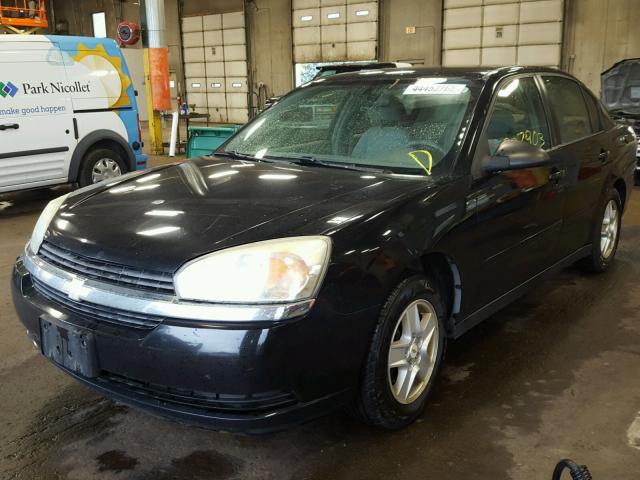 1G1ZT54835F106869 - 2005 CHEVROLET MALIBU LS შავი ფოტო 2