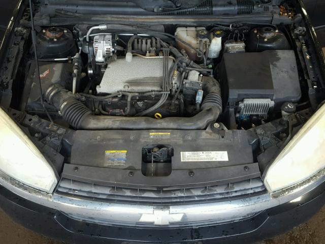 1G1ZT54835F106869 - 2005 CHEVROLET MALIBU LS შავი ფოტო 7