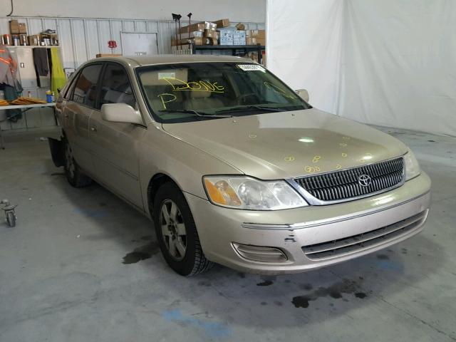 4T1BF28B72U222227 - 2002 TOYOTA AVALON XL TAN photo 1