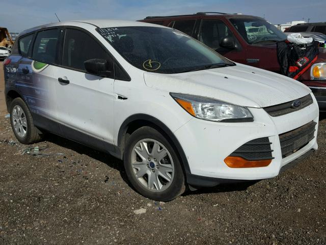 1FMCU0F70EUD58894 - 2014 FORD ESCAPE S WHITE photo 1