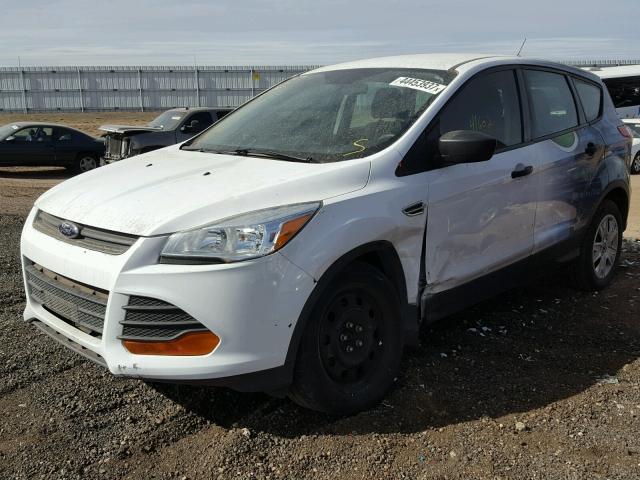 1FMCU0F70EUD58894 - 2014 FORD ESCAPE S WHITE photo 2