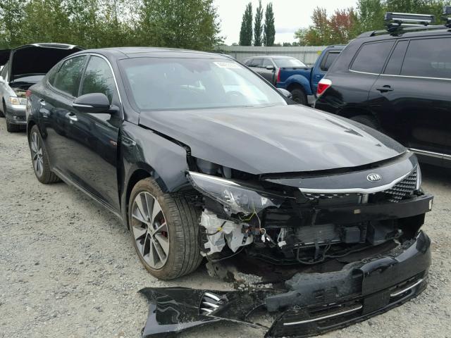 5XXGV4L22GG024071 - 2016 KIA OPTIMA SXL BLACK photo 1