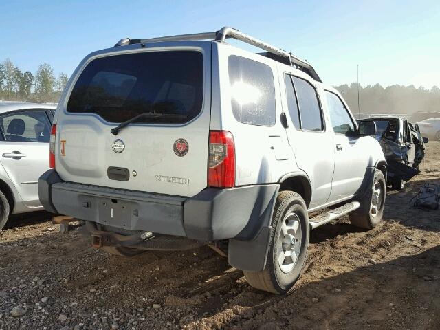 5N1ED28T22C520184 - 2002 NISSAN XTERRA XE SILVER photo 4