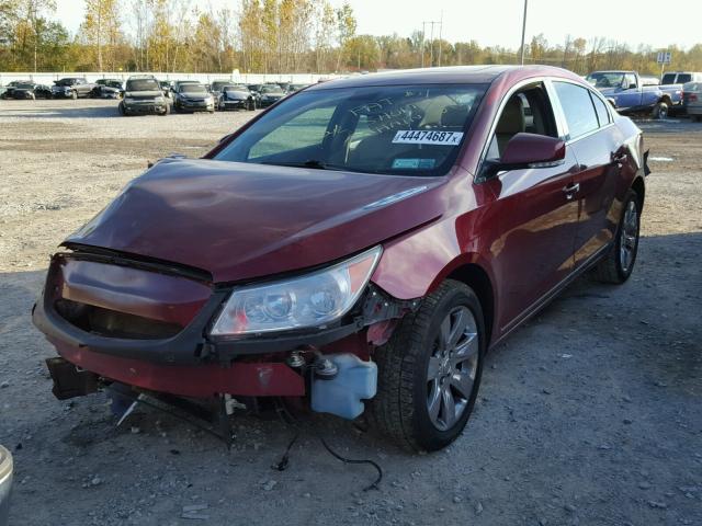 1G4GE5EV0AF234330 - 2010 BUICK LACROSSE C RED photo 2