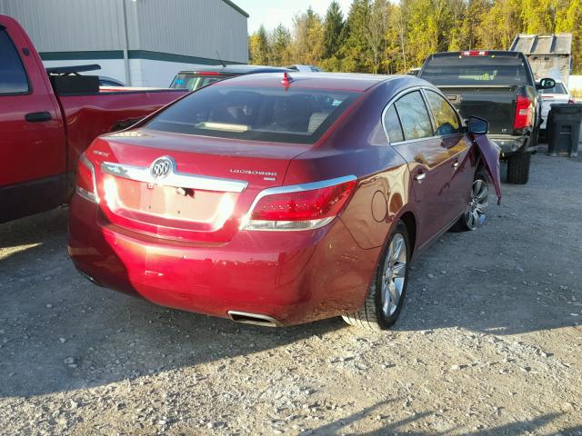 1G4GE5EV0AF234330 - 2010 BUICK LACROSSE C RED photo 4