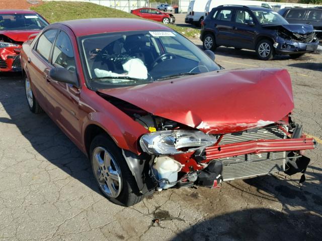 1B3EL46R55N561039 - 2005 DODGE STRATUS SX RED photo 1