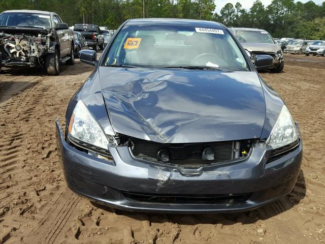 1HGCM66324A096575 - 2004 HONDA ACCORD LX BLUE photo 9