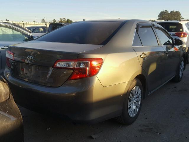 4T1BF1FK1EU797957 - 2014 TOYOTA CAMRY L GRAY photo 4