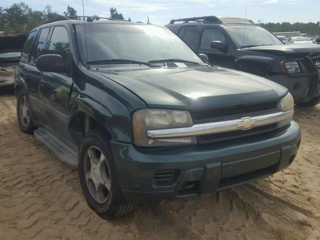 1GNDT13S152168227 - 2005 CHEVROLET TRAILBLAZE GREEN photo 1