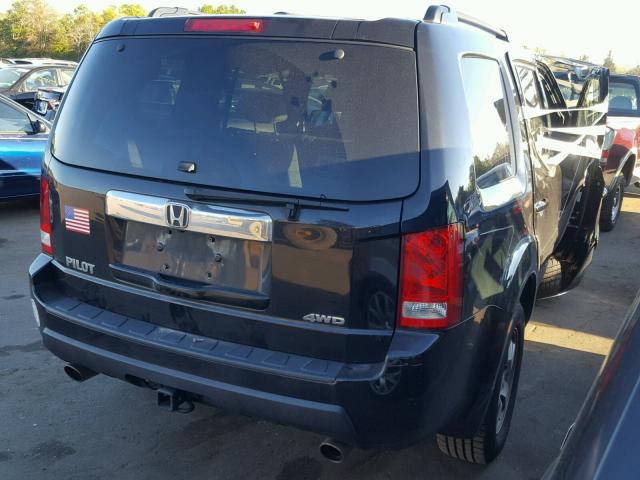 5FNYF4H65BB105929 - 2011 HONDA PILOT EXL BLACK photo 4