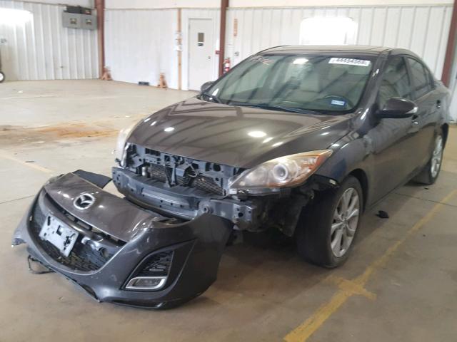 JM1BL1S52A1101647 - 2010 MAZDA MAZDA3 S GRAY photo 2