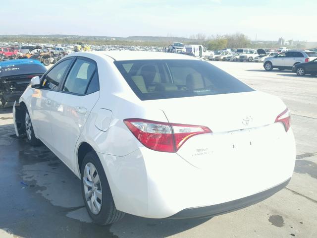 5YFBURHE8FP331070 - 2015 TOYOTA COROLLA L WHITE photo 3