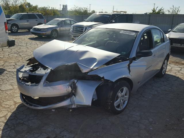 1G8AJ58F37Z128840 - 2007 SATURN ION LEVEL SILVER photo 2