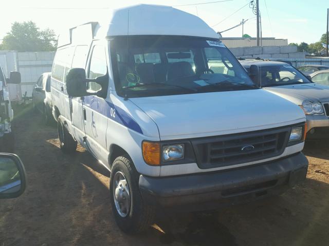 1FTNE24W97DA00969 - 2007 FORD ECONOLINE WHITE photo 1