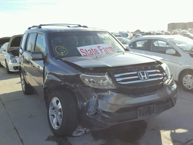 5FNYF3H54CB041384 - 2012 HONDA PILOT CHARCOAL photo 1