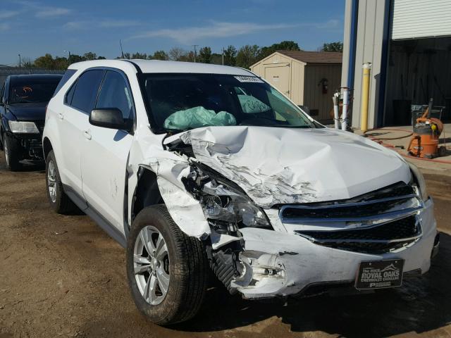 2CNALBEW0A6377193 - 2010 CHEVROLET EQUINOX LS WHITE photo 1