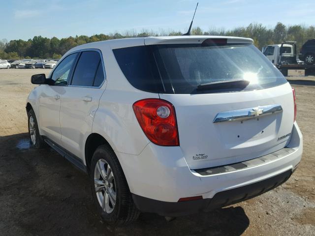 2CNALBEW0A6377193 - 2010 CHEVROLET EQUINOX LS WHITE photo 3