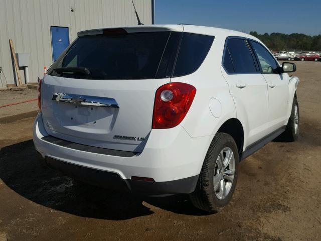 2CNALBEW0A6377193 - 2010 CHEVROLET EQUINOX LS WHITE photo 4