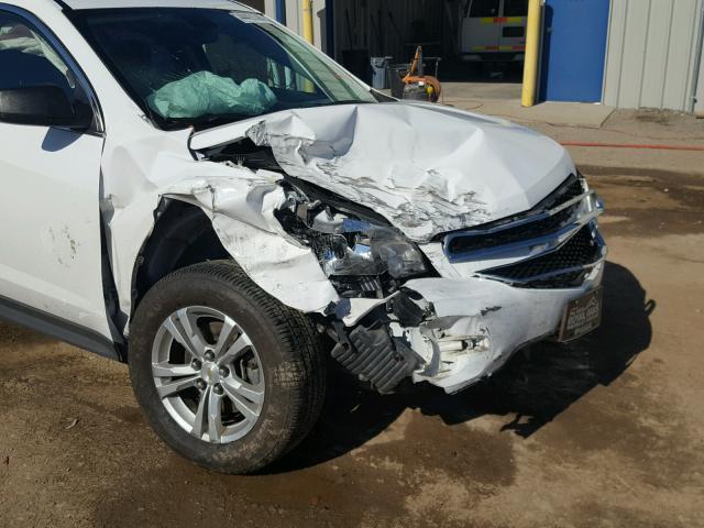 2CNALBEW0A6377193 - 2010 CHEVROLET EQUINOX LS WHITE photo 9