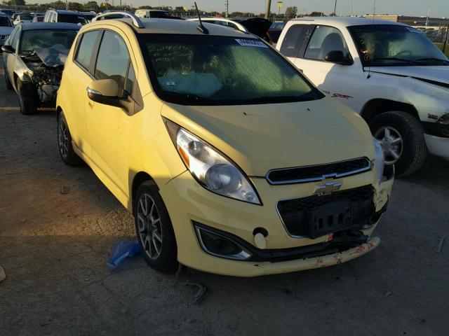 KL8CF6S96EC412402 - 2014 CHEVROLET SPARK 2LT YELLOW photo 1