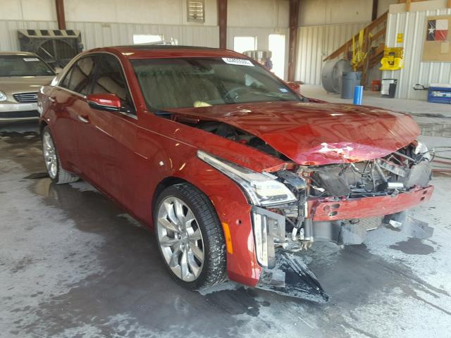 1G6AT5SS2G0109404 - 2016 CADILLAC CTS PREMIU RED photo 1