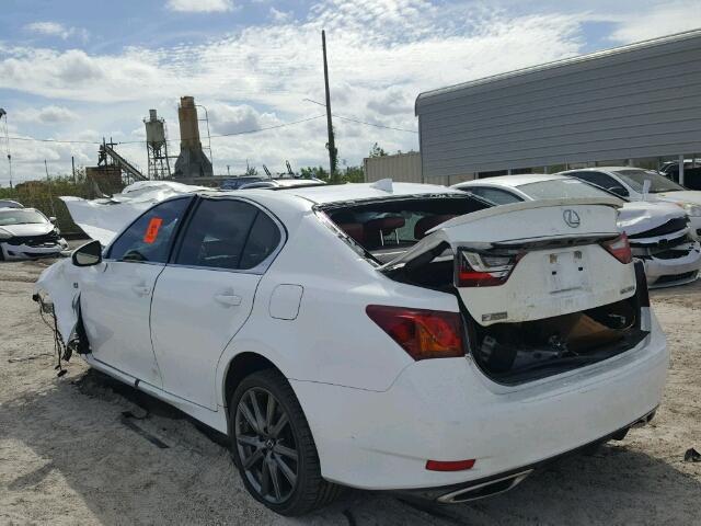 JTHBE1BL8FA014415 - 2015 LEXUS GS 350 WHITE photo 3