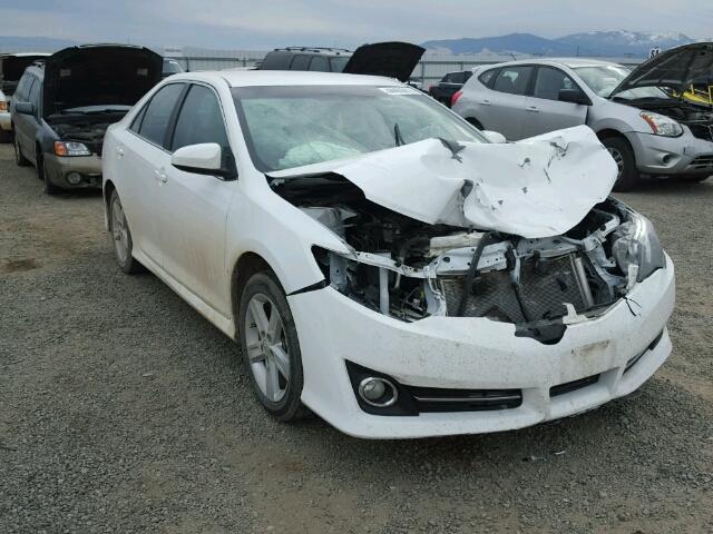 4T1BF1FK6EU333644 - 2014 TOYOTA CAMRY L WHITE photo 1