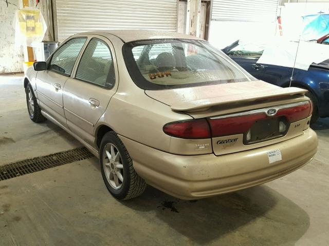 3FAFP66L8XM111564 - 1999 FORD CONTOUR SE GOLD photo 3