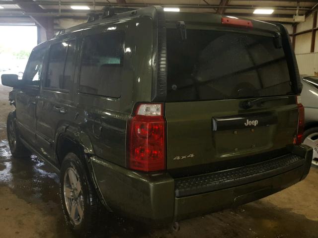 1J8HG48K17C619364 - 2007 JEEP COMMANDER GREEN photo 3