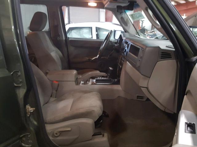 1J8HG48K17C619364 - 2007 JEEP COMMANDER GREEN photo 5
