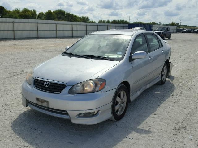 1NXBR32E78Z021436 - 2008 TOYOTA COROLLA SILVER photo 2