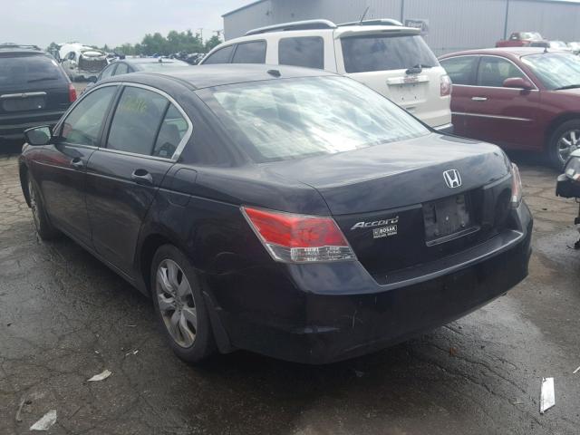 1HGCP26898A089575 - 2008 HONDA ACCORD EXL BLACK photo 3