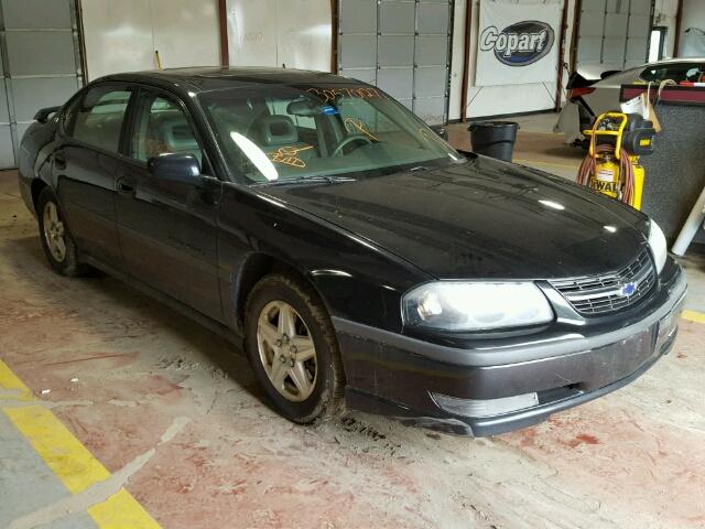 2G1WH55K129347896 - 2002 CHEVROLET IMPALA LS BLACK photo 1