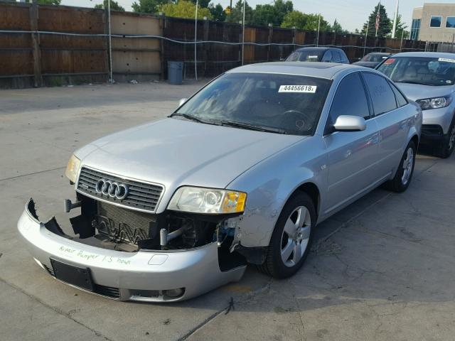 WAULT64B73N051244 - 2003 AUDI A6 3.0 QUA SILVER photo 2