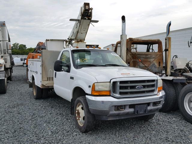 1FDXF46S71EC35962 - 2001 FORD F450 SUPER WHITE photo 1