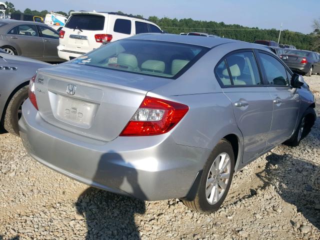 2HGFB2F91CH321777 - 2012 HONDA CIVIC EXL 银色 照片 4