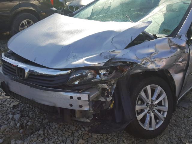 2HGFB2F91CH321777 - 2012 HONDA CIVIC EXL 银色 照片 9