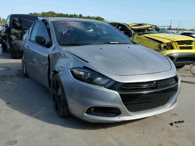 1C3CDFBBXGD506221 - 2016 DODGE DART SXT SILVER photo 1