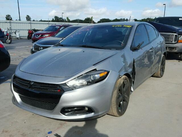 1C3CDFBBXGD506221 - 2016 DODGE DART SXT SILVER photo 2